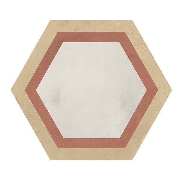 210x250mm Marca Corona - Terra Art Cornice Hex (ESA) Tramonto & Crema (TC)