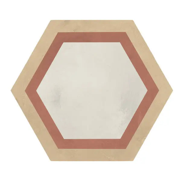 Elite Design Studio - 210x250mm Marca Corona - Terra Art Cornice Hex (ESA) Tramonto & Crema (TC)