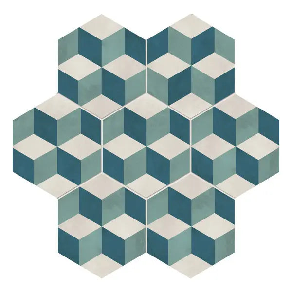 Elite Design Studio - 210x250mm Marca Corona - Terra Art Cubo Hex (ESA) Oceano & Cielo (OC)