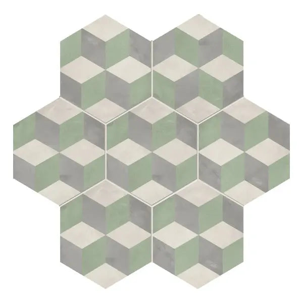 Elite Design Studio - 210x250mm Marca Corona - Terra Art Cubo Hex (ESA) Sabbia & Menta (SM)