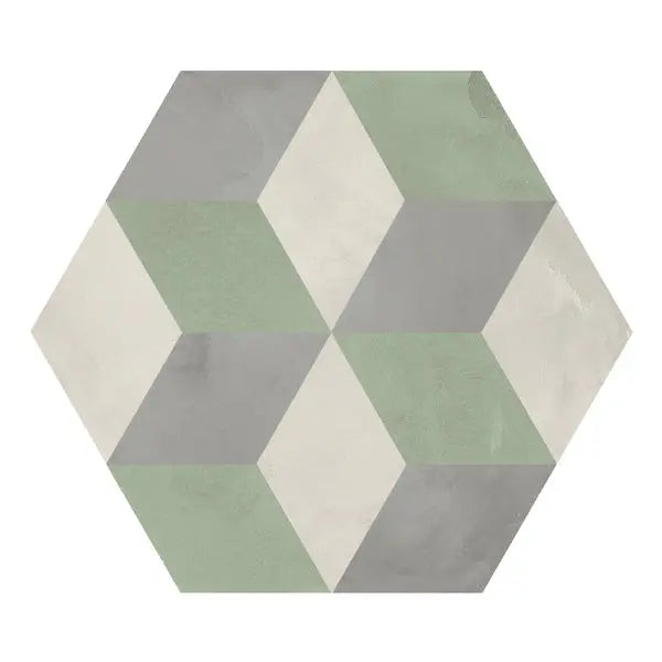 Elite Design Studio - 210x250mm Marca Corona - Terra Art Cubo Hex (ESA) Sabbia & Menta (SM)