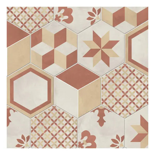 Elite Design Studio - 210x250mm Marca Corona - Terra Art Mix Hex (ESA) Tramonto & Crema (TC)