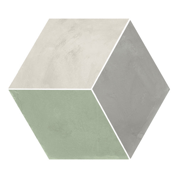 210x250mm Marca Corona - Terra Art Rombo Hex (ESA) Sabbia & Menta (SM)