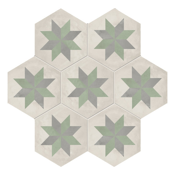 210x250mm Marca Corona - Terra Art Stella Hex (ESA) Sabbia & Menta (SM)
