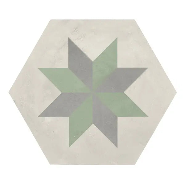 Elite Design Studio - 210x250mm Marca Corona - Terra Art Stella Hex (ESA) Sabbia & Menta (SM)
