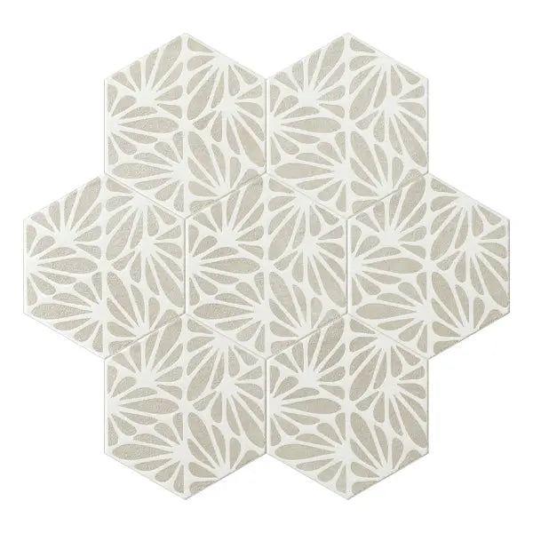 Elite Design Studio - 216x250mm Marca Corona - Terracreta Cesello Argilla Hex (ESA)