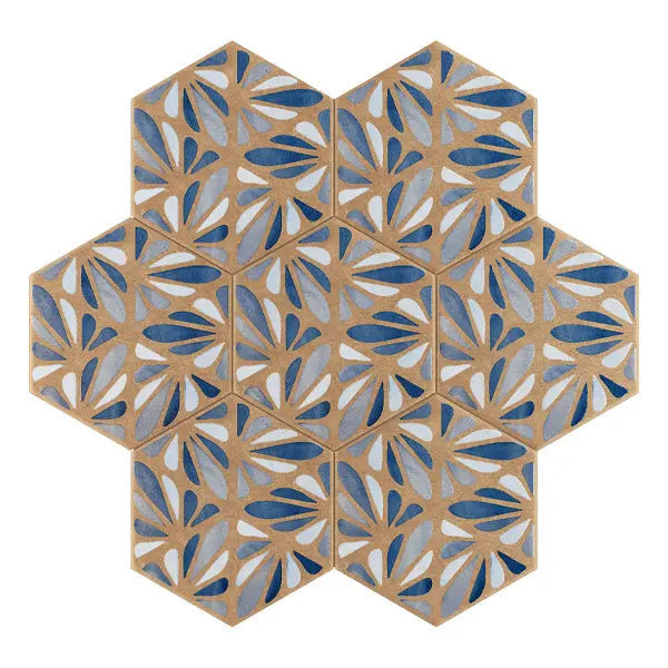Elite Design Studio - 216x250mm Marca Corona - Terracreta Dipinto Chamotte Hex (ESA)