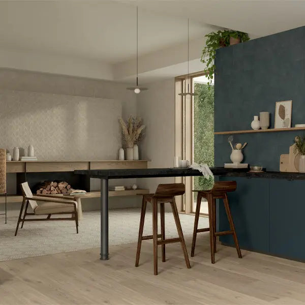 Elite Design Studio - 216x250mm Marca Corona - Terracreta Intarsio Argilla Hex (ESA)