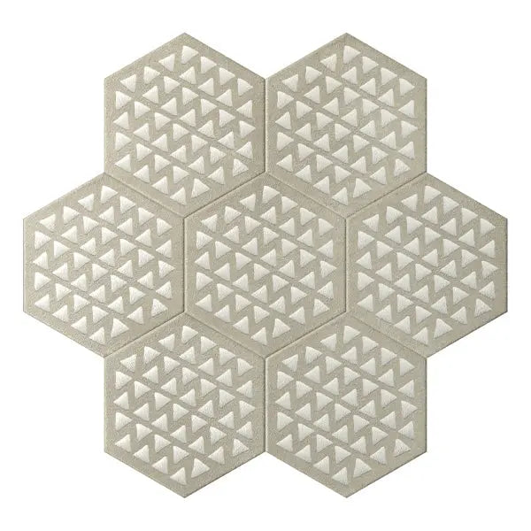 Elite Design Studio - 216x250mm Marca Corona - Terracreta Intarsio Argilla Hex (ESA)