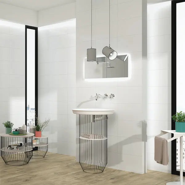 Elite Design Studio - 250x400mm Classic White Wall Tile