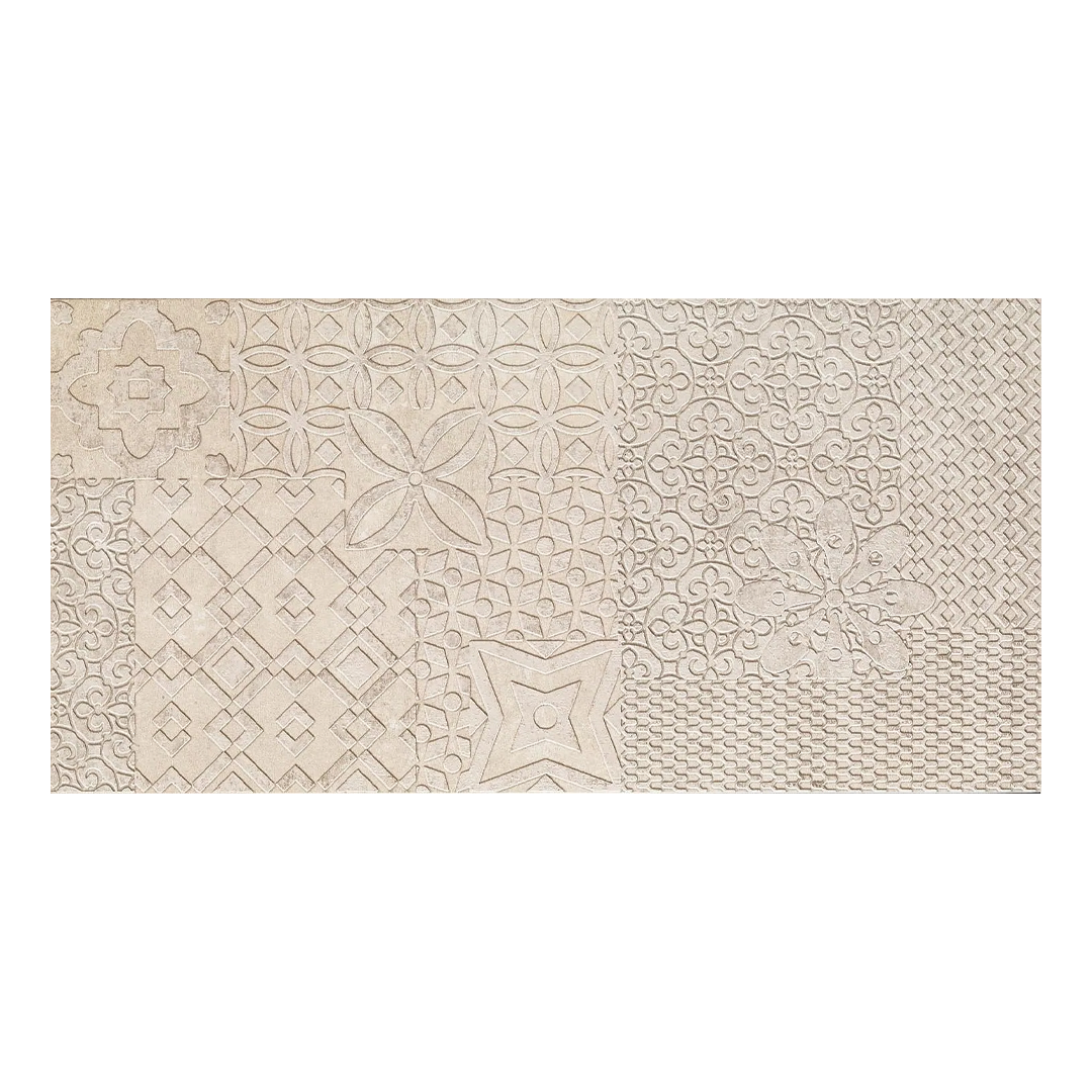 298x598mm Ceramiche Piemme - Castlestone Incisco Almond