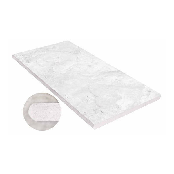 298x600x20mm Everstone - Romestone Argento 20mm Bullnose Coping