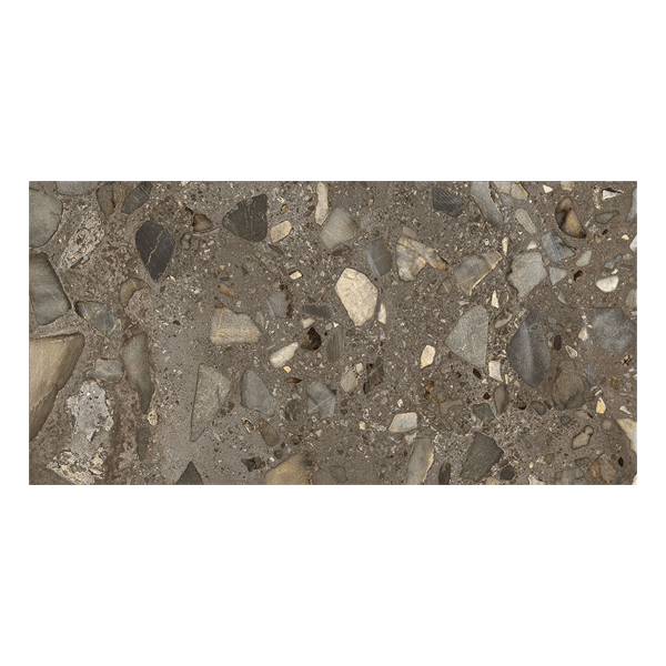 302x604mm Ceramica Fioranese - I Ciottoli Sassi Antracite