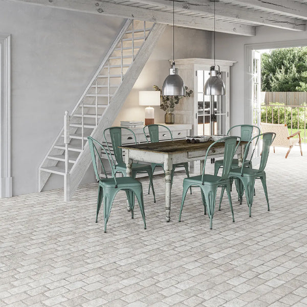440x660mm Realonda - Borgogna White Cobblestone