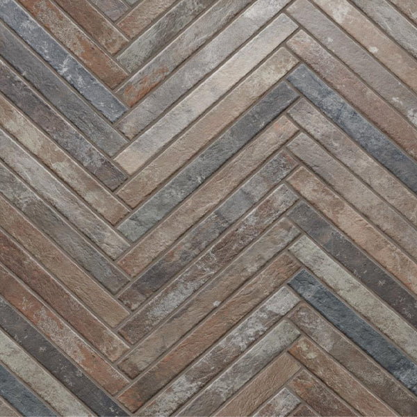 48x450mm Rondine - Harlem Dark Multicolour Brick