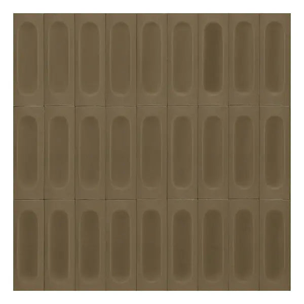 Elite Design Studio - 50x150mm Marazzi - Confetto Kaki 3D Savoiardo