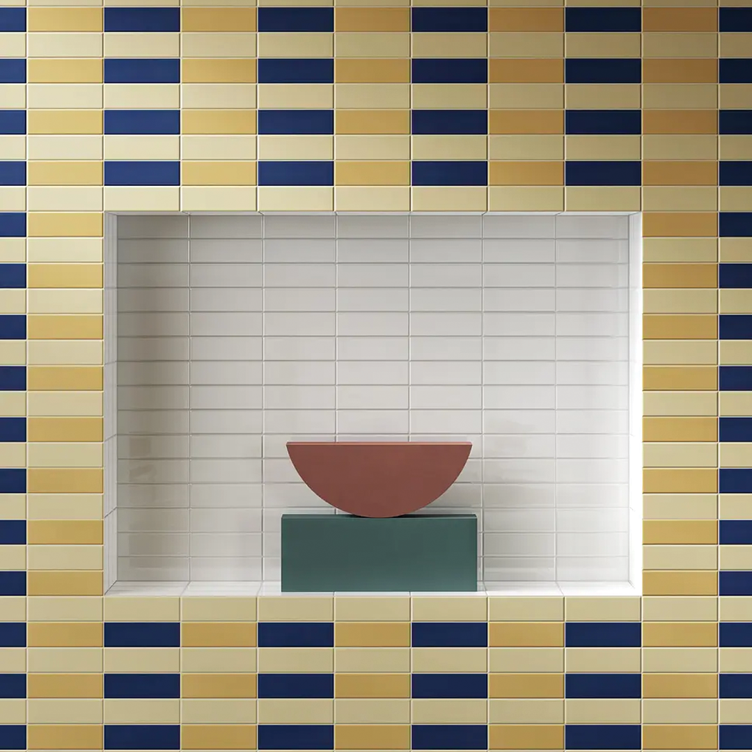 50x150mm Quintessenza Ceramiche - FargBlock Champagne Matt