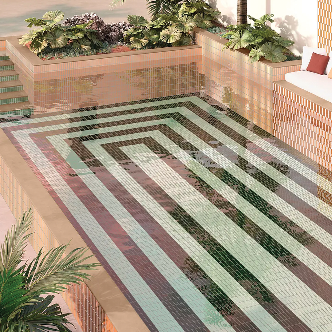 50x150mm Quintessenza Ceramiche - FargBlock Menta Lucido
