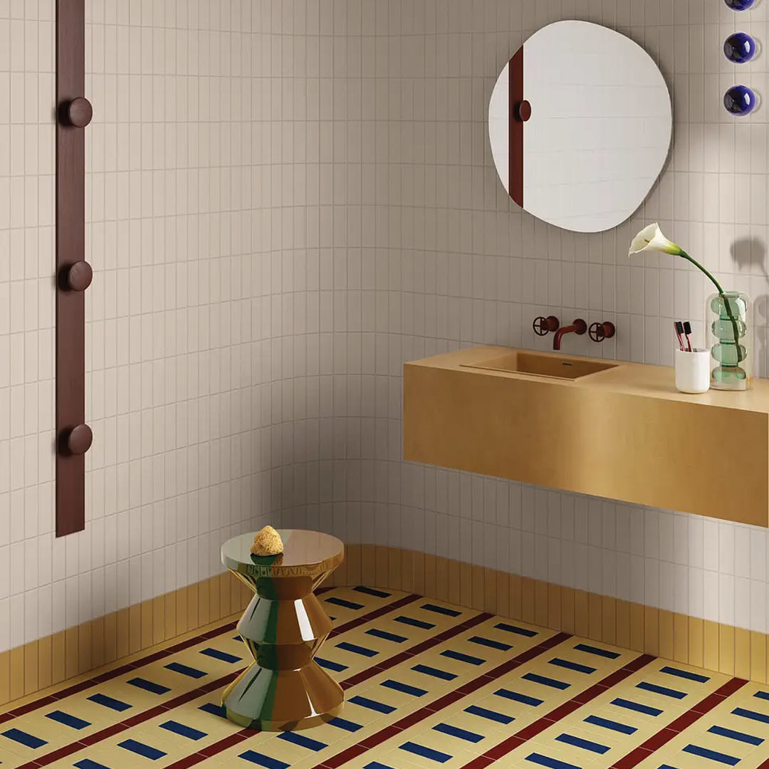 50x150mm Quintessenza Ceramiche - FargBlock Mustard Matt