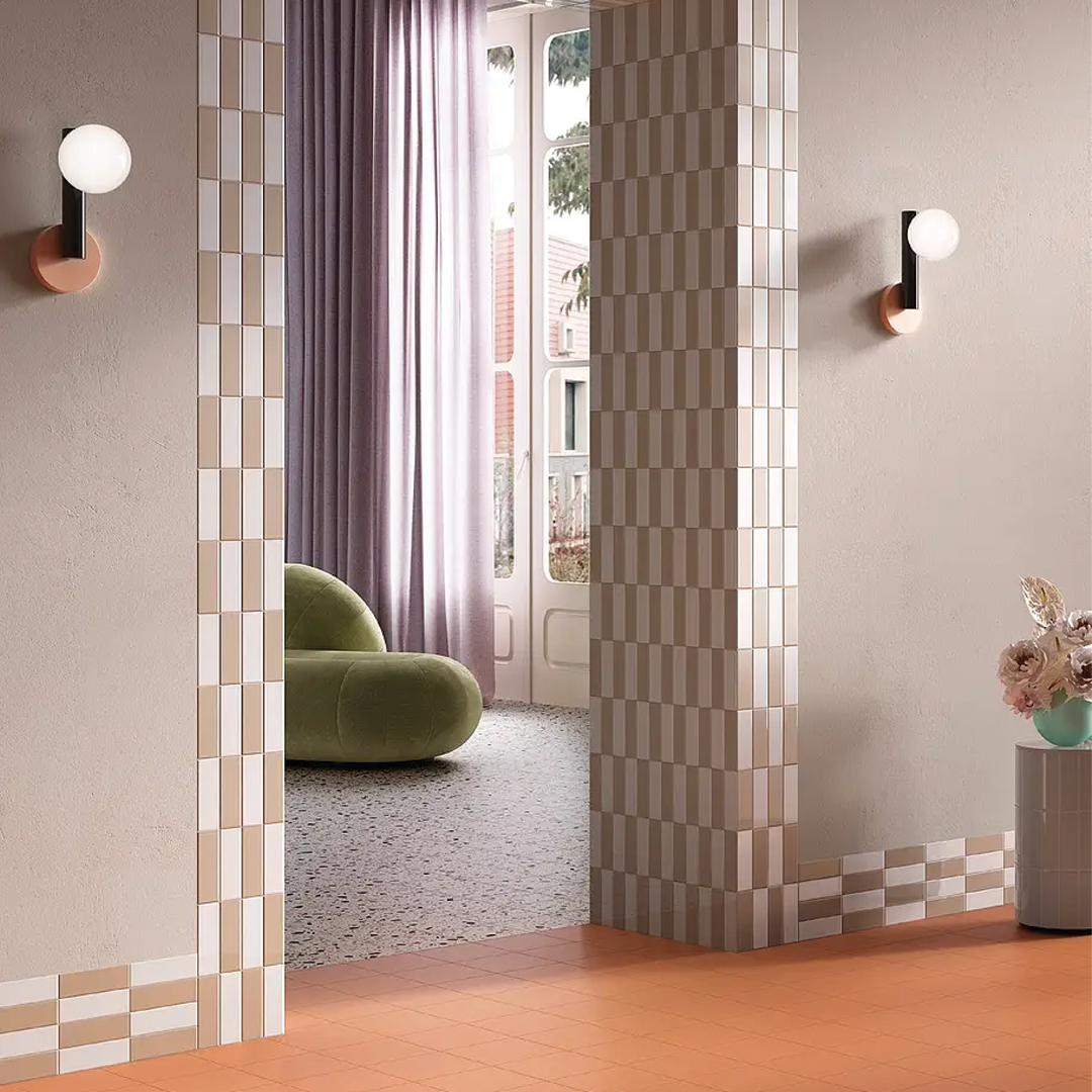 50x150mm Quintessenza Ceramiche - FargBlock Sabbia Lucido