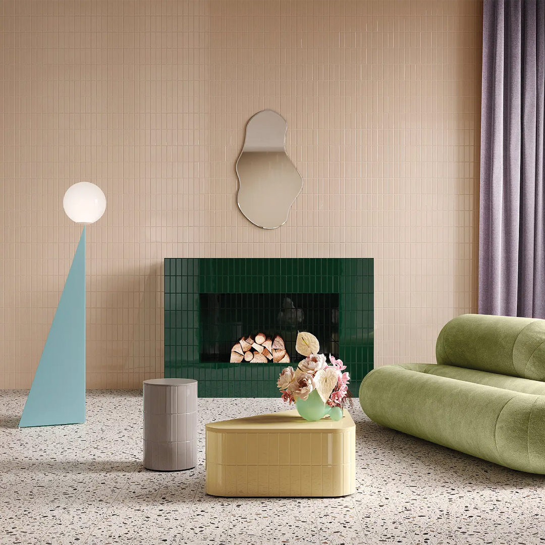 50x150mm Quintessenza Ceramiche - FargBlock Smeraldo Lucido