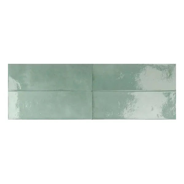 Elite Design Studio - 50x150mm Self Style - Mini Subway Green Gloss