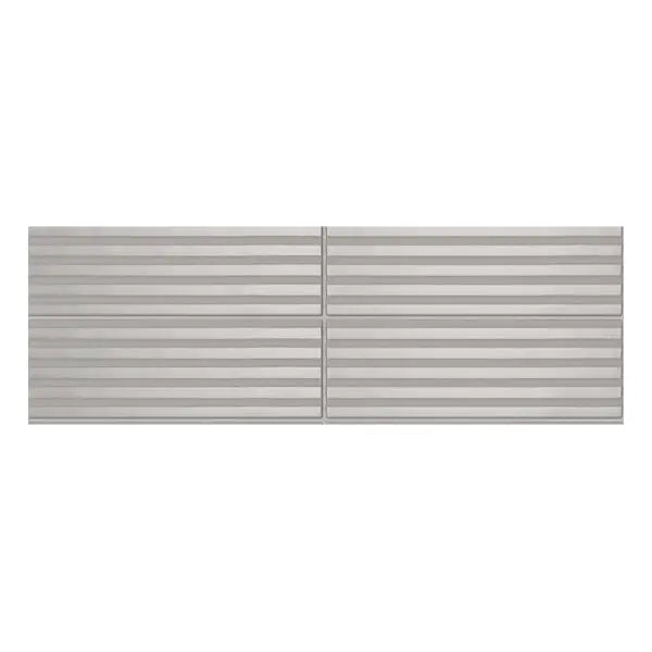 Elite Design Studio - 50x150mm Self Style - Mini Subway Grey (Stripes) Gloss