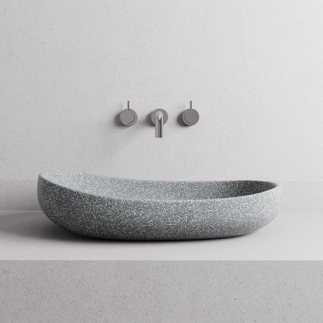 580x400x140mm Madu Living - Milla Large Basin Grey