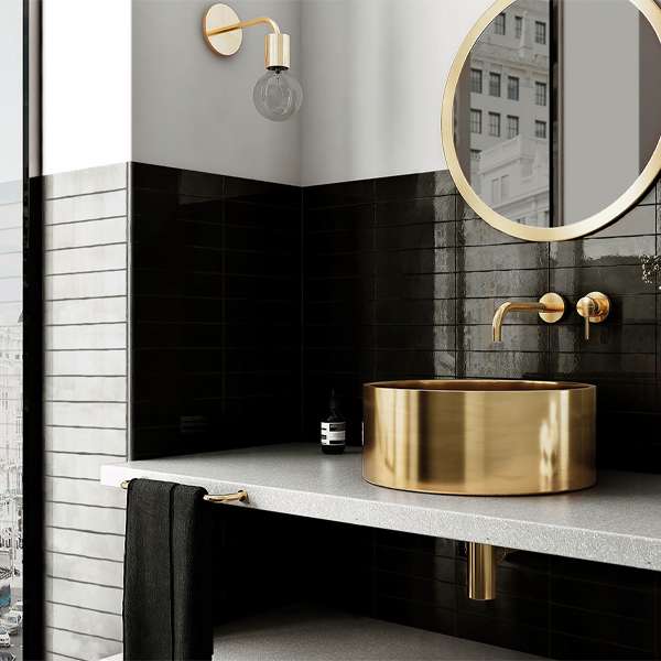 58x242mm Capucino Ceramics - Casablanca Black 1001