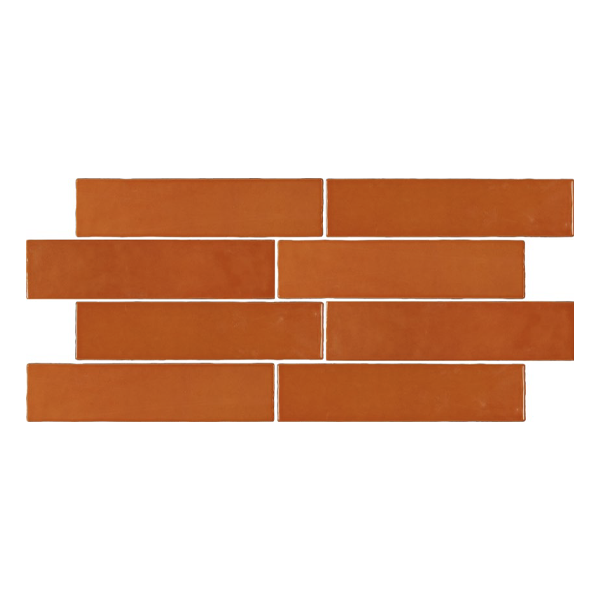 58x242mm Capucino Ceramics - Casablanca Orange 1011