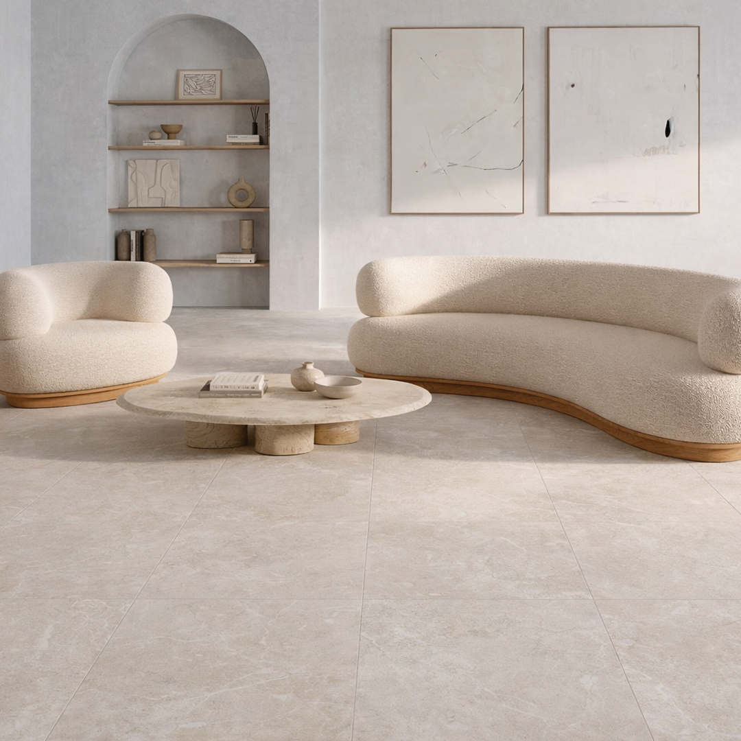 600x600mm Azuvi Ceramics - Efeso Stone Sand
