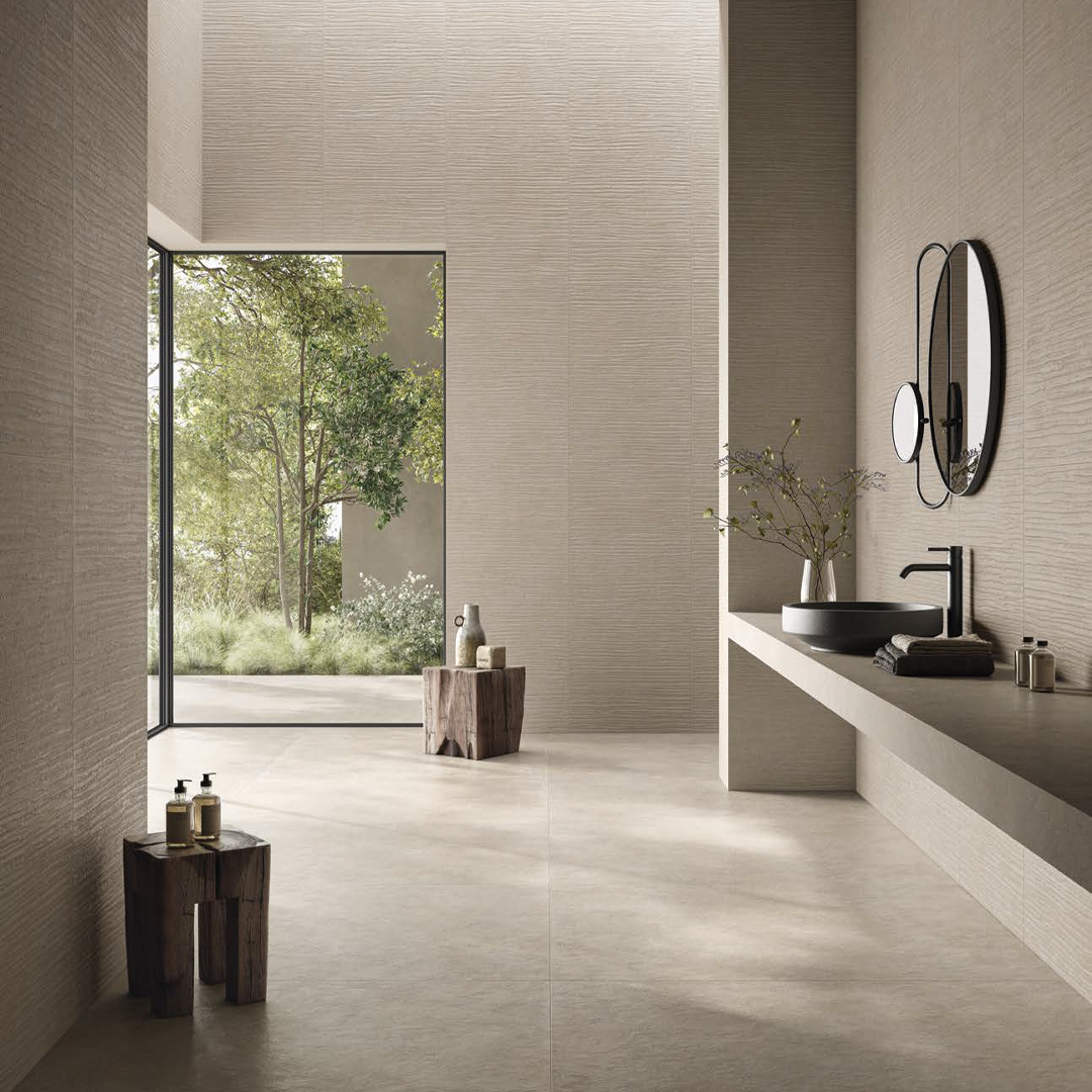 598x1198mm Ceramiche Piemme - Cement Handmade Vibes Fango