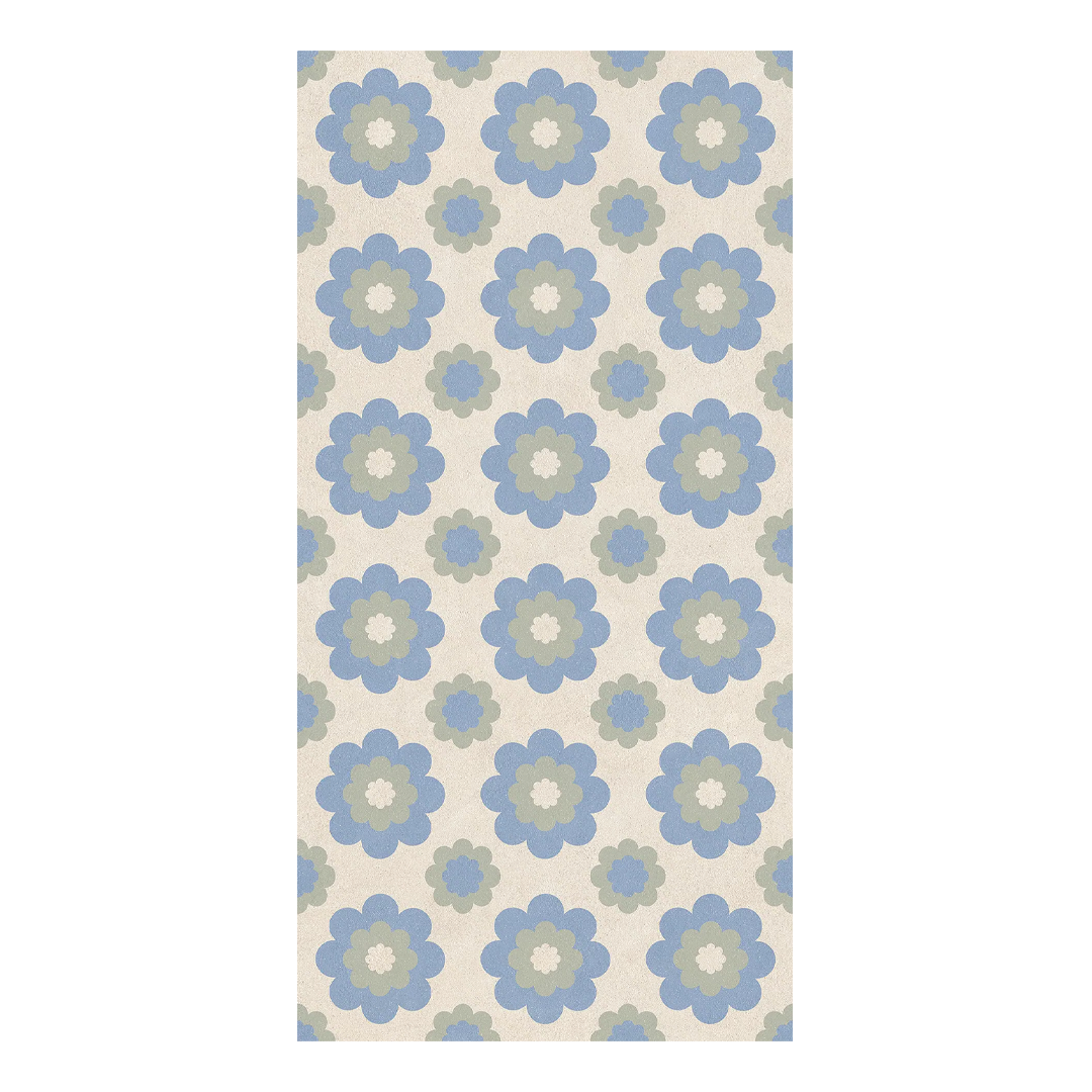 598x1198mm Ceramiche Piemme - Homey Flower Chalk