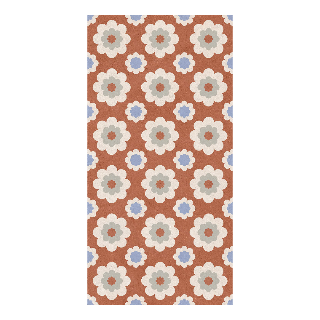 598x1198mm Ceramiche Piemme - Homey Flower Cotto