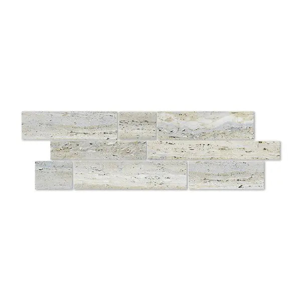 Elite Design Studio - 600x200mm Everstone - Euromarmo Travertine Silver Gold Bayline