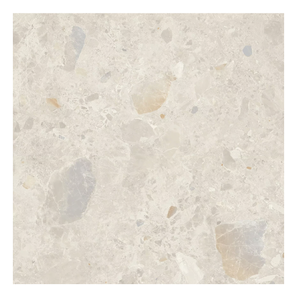 600x600mm Capucino Ceramics - Terrazzo Rock Beige