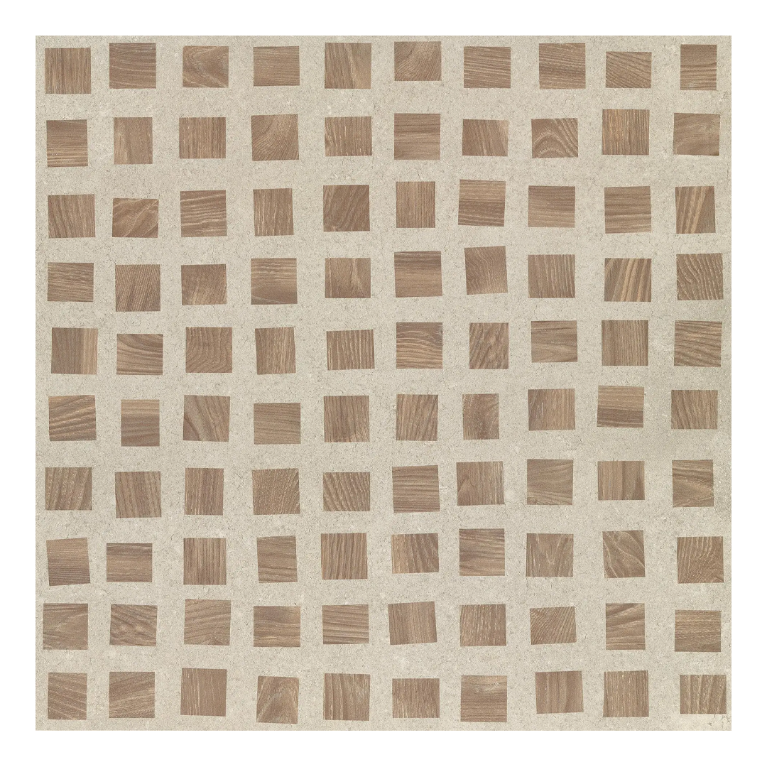 600x600mm Ceramiche Piemme - Bits & Pieces Pearl Grey Quad