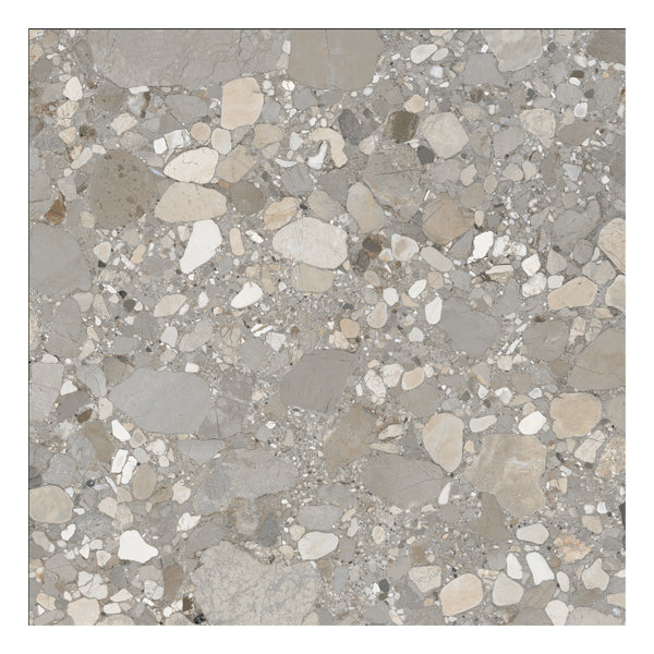 600x600mm International MTC - Cobbles Iron