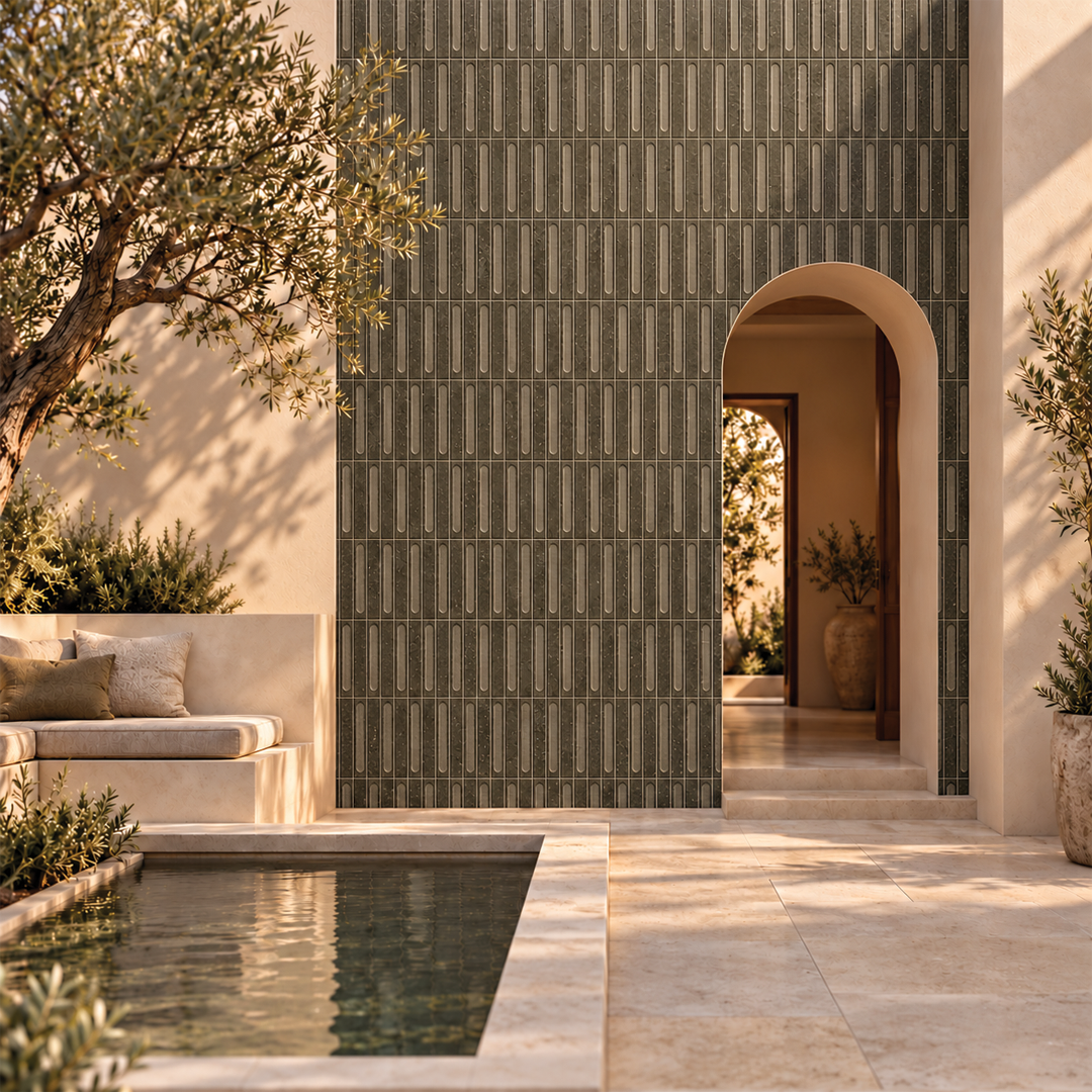Elite Design Studio - 60x240mm EDS - Fire & Clay Verde - Flat