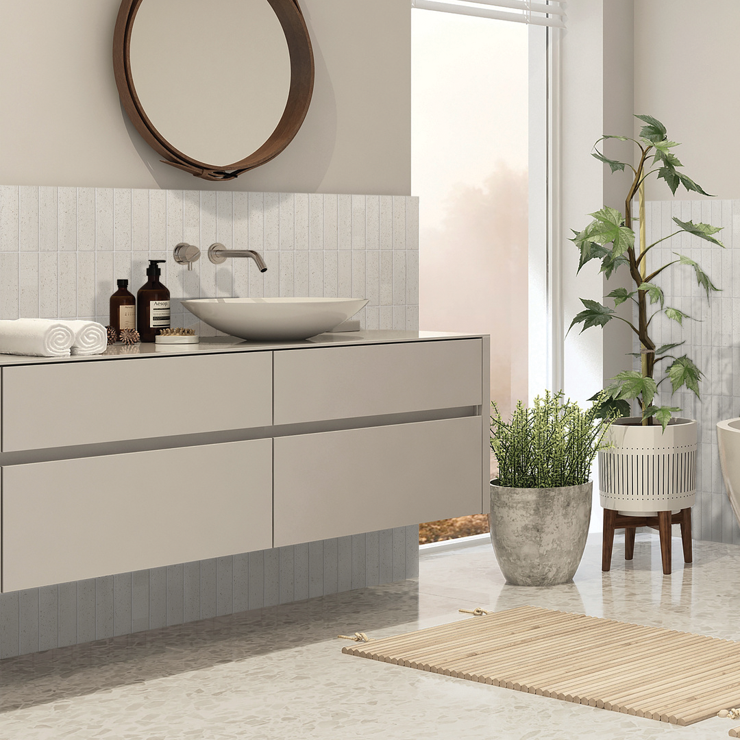60x240mm GNS - Muretti Clay Decor White