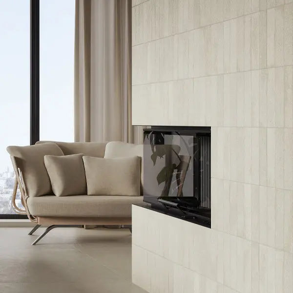 Elite Design Studio - 60x240mm Marca Corona - Miniature Fornace Bianco Minerale