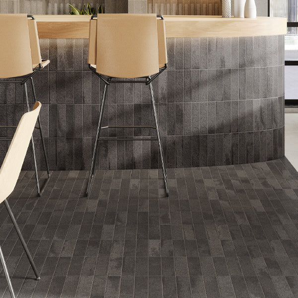 60x240mm Marca Corona - Miniature Fornace Nero Fumo