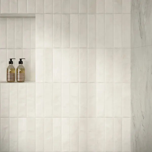 Elite Design Studio - 60x240mm Marca Corona - Miniature Cera Bianco Latte