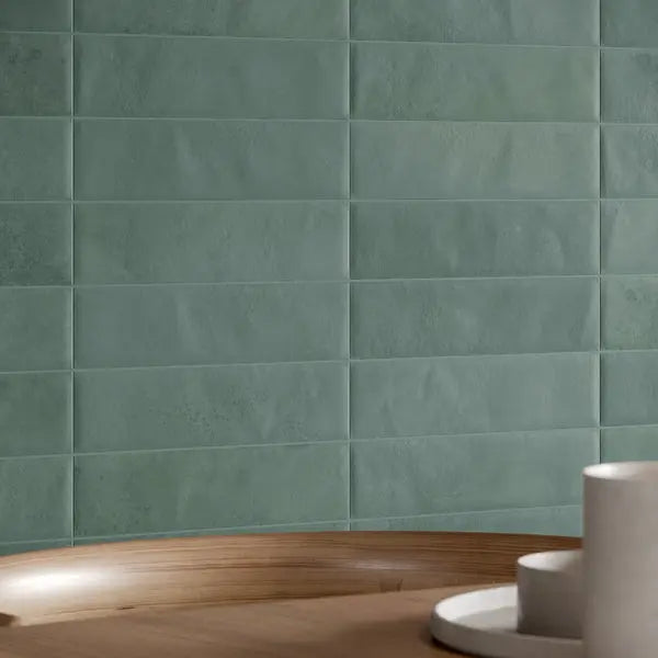 Elite Design Studio - 60x240mm Marca Corona - Miniature Cera Verde Foresta