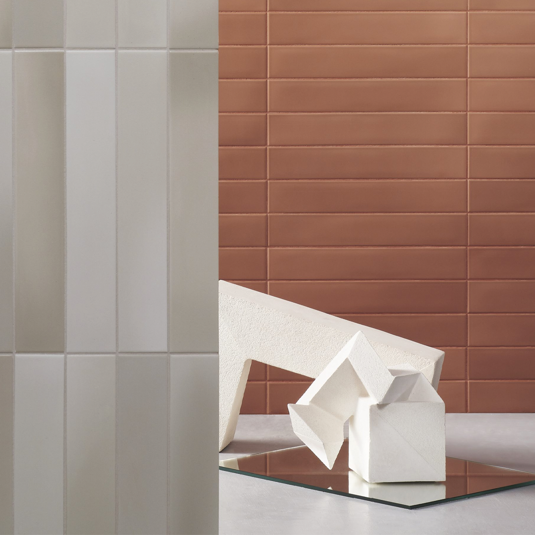60x370mm Quintessenza Ceramiche - Pigmento Field Terra