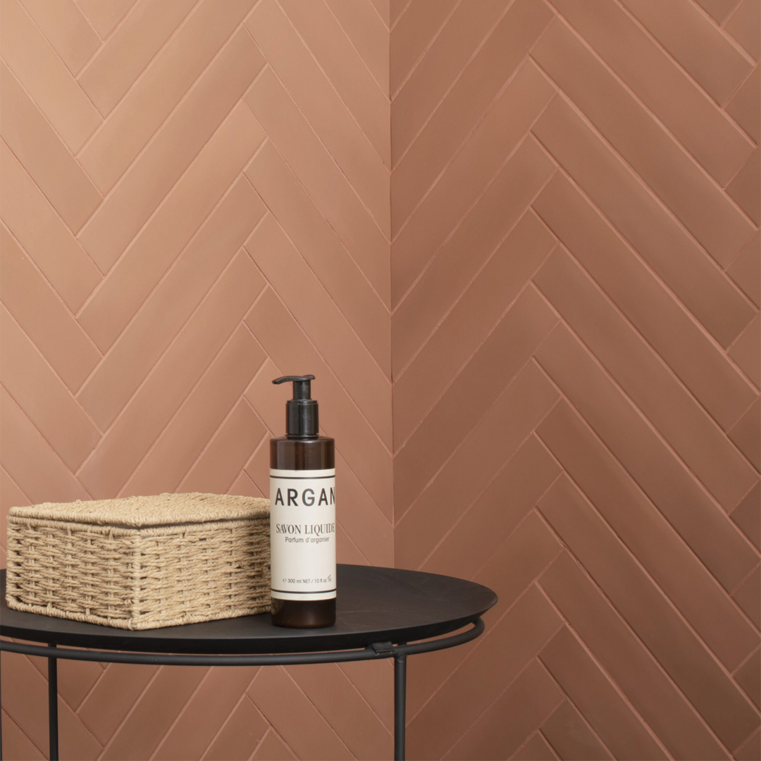 60x370mm Quintessenza Ceramiche - Pigmento Field Terra