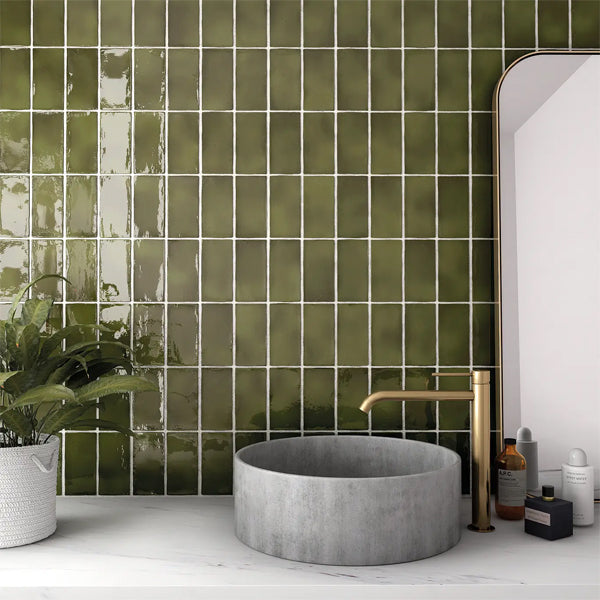75x150mm Equipe Ceramicas - Manacor Basil Green