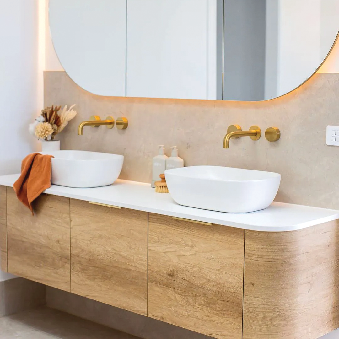 Otti - 1800wx450hx450d Bondi Oak 1800mm Natural Oak Wall Hung Vanity (Cabinet Only)