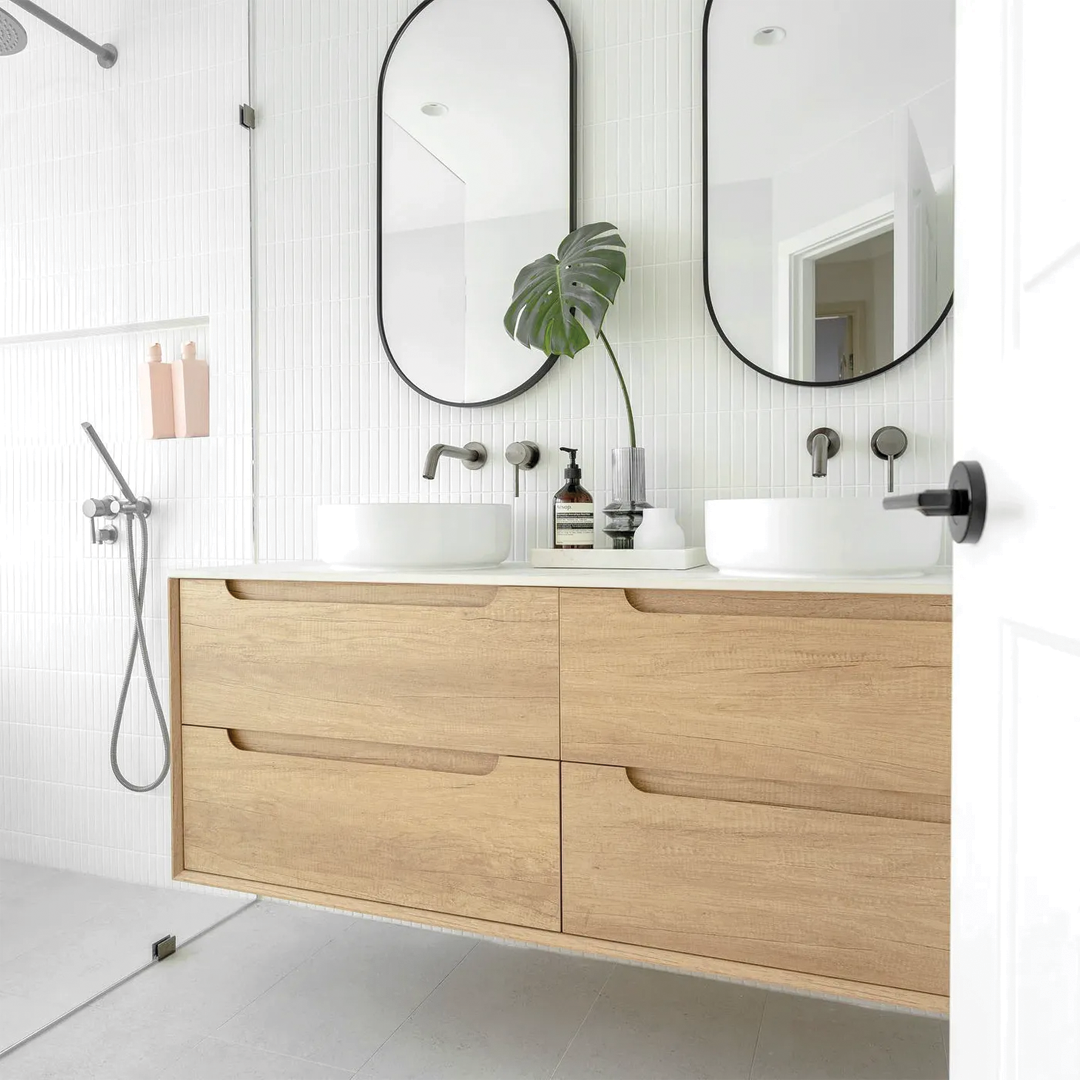 Otti - 1490wx550hx460d Byron Oak 1500mm Natural Oak Wall Hung Vanity (Cabinet Only)
