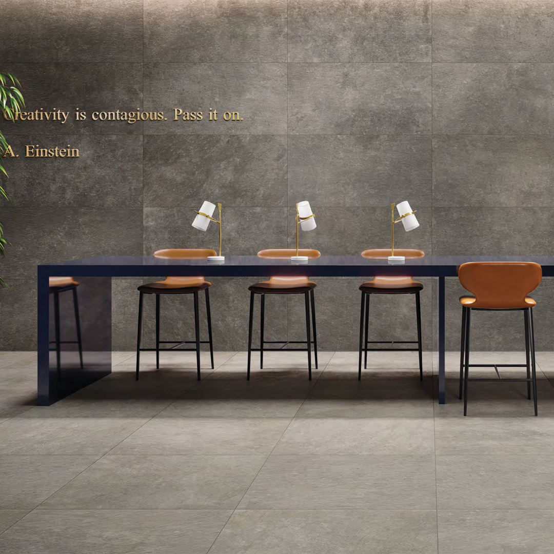 600x600mm Cercom Ceramiche - Absolute Stone Grey